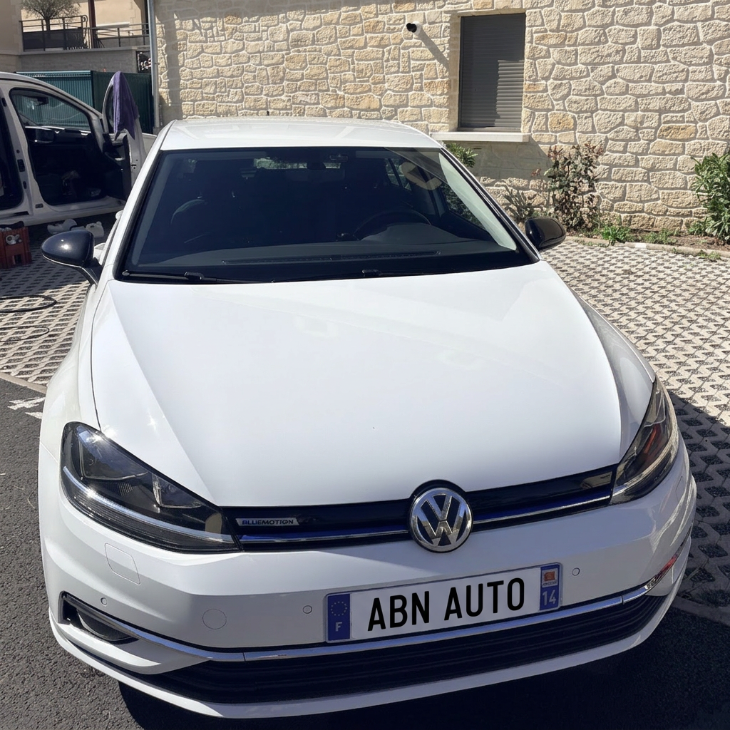 Volkswagen Golf 7 — face avant avec plaque Abn Auto